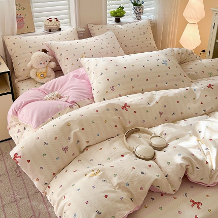 91家纺网 家纺一手货源 找家纺 （总）2026新款全棉印花单品套件--单被套