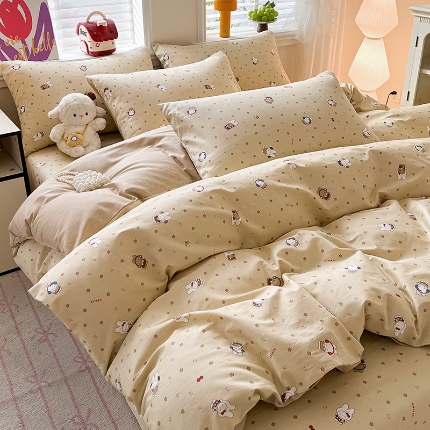 91家纺网 家纺一手货源 找家纺 （总）2026新款全棉印花单品套件--单被套