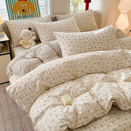 91家纺网 家纺一手货源 找家纺 （总）2026新款全棉印花单品套件--单被套