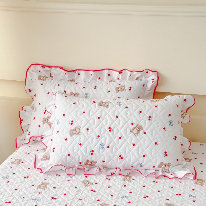 91家纺网 家纺一手货源 找家纺 （总）2026云朵棉多功能全夹棉印花床裙四件套 夹棉被套空调被蕾丝花边夹棉床裙夏凉被三件套夏季薄被子