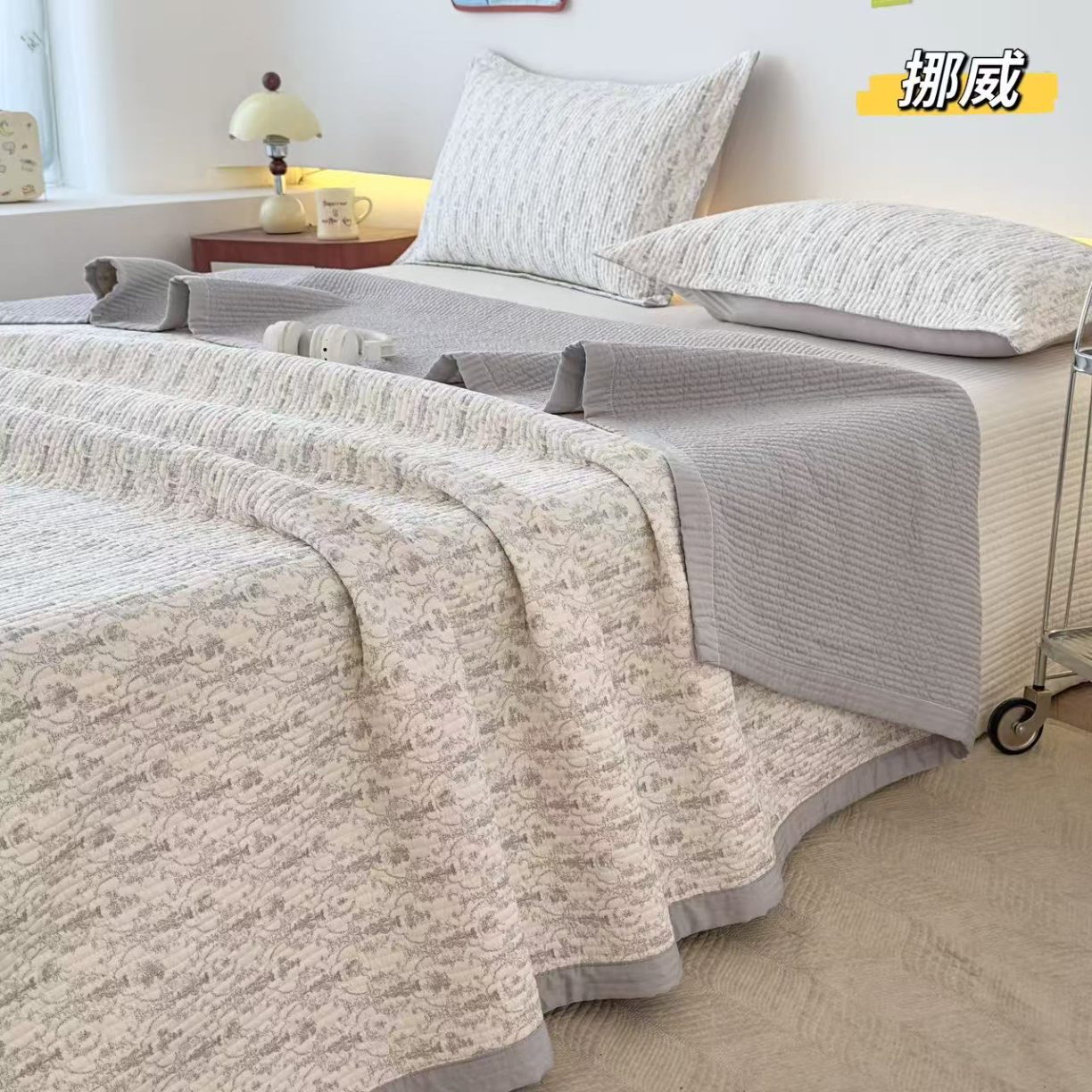 91家纺网 家纺一手货源 找家纺 （总）2026新款天丝床盖三件套