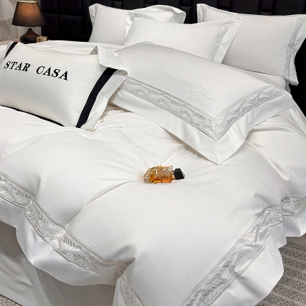 （总）星蕴家纺 2026新款贡缎长绒棉四件套-路易