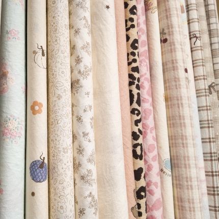 三禾  套件面料化纤面料100克云朵棉印花系列