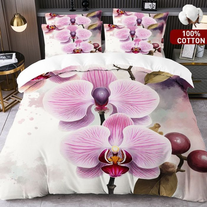 91家纺网 家纺一手货源 找家纺 （总）全棉数码印花被套套件/一件定制pod模式jit跨境单品一件代发shein亚马逊速卖通24小时内发货