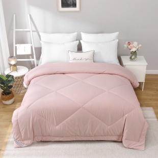 91家纺网 家纺一手货源 找家纺 （总）亲肤棉冬季加厚被子100%纯羊毛春秋四季被单双人宿舍学生绵羊绒被芯送礼企业福利定制