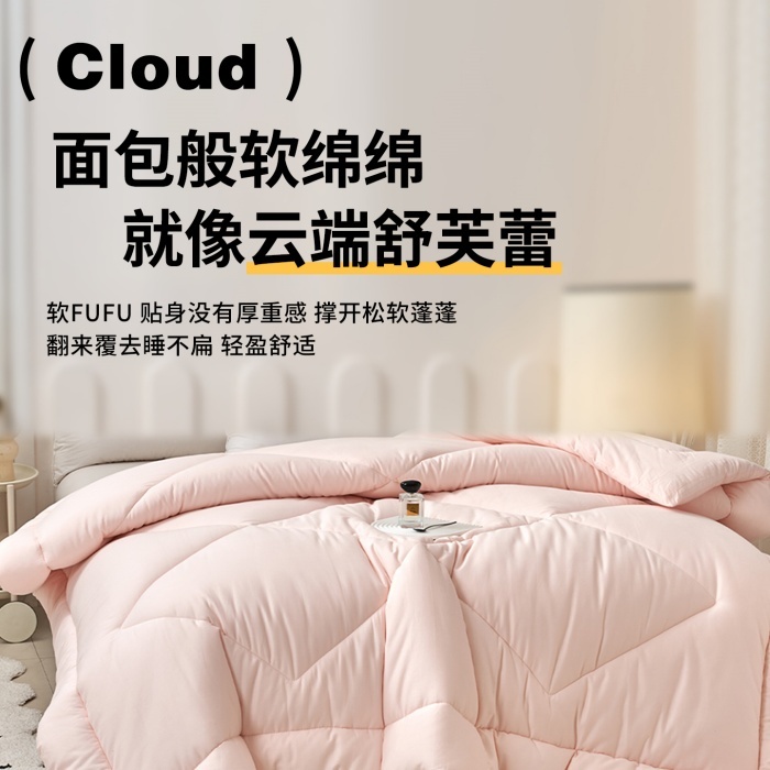 91家纺网 家纺一手货源 找家纺 （总）2026春秋四季空调夏凉被亲肤水洗棉羽丝绒太空被单双人宿舍学生被芯直播跨境批发优惠