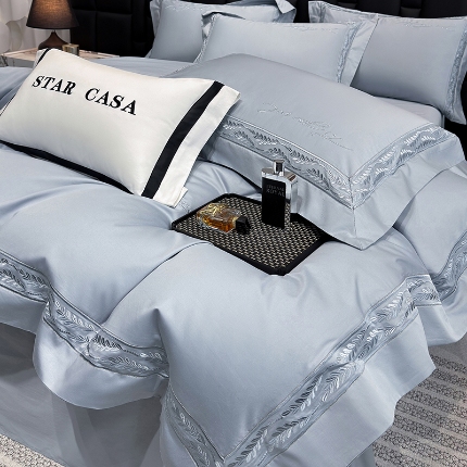 （总）星蕴家纺 2026新款贡缎长绒棉四件套-路易