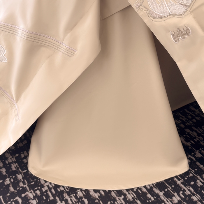 91家纺网 家纺一手货源 找家纺 （总）2026新款全棉长绒棉四件套刺绣高端轻奢床上用品-梦幻