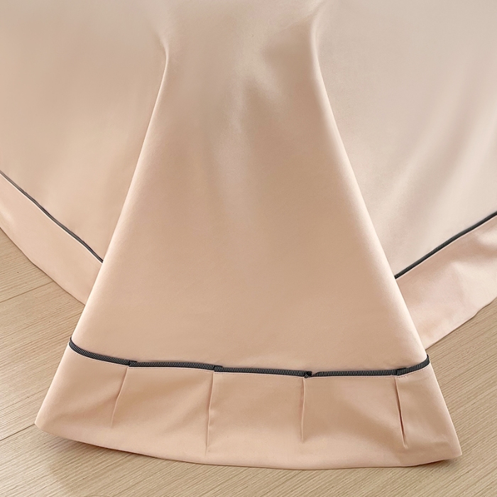 91家纺网 家纺一手货源 找家纺 100S100支全棉皇妃缎四件套长绒棉直播爆款