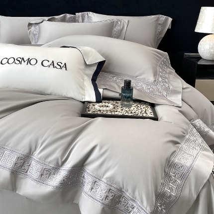 （总）星蕴家纺 2026新款双股长绒棉全棉纯棉刺绣四件套-柏林系列