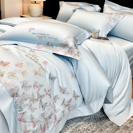 （总）星蕴家纺 2026新款双股贡缎长绒棉四件套-挚爱