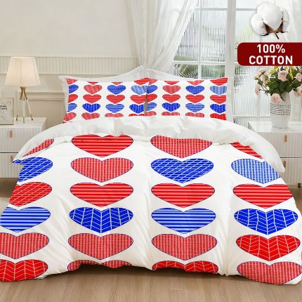 91家纺网 家纺一手货源 找家纺 全棉数码印花被套套件/一件定制pod模式jit跨境单品一件代发shein亚马逊速卖通24小时内发货