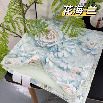 91家纺网 家纺一手货源 找家纺 （总）凉感冰丝夏凉被 小冰皮夏被凉感丝家用空调薄被子可机洗单双人夏被