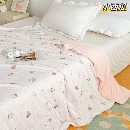 91家纺网 家纺一手货源 找家纺 （总）凉感冰丝夏凉被 小冰皮夏被凉感丝家用空调薄被子可机洗单双人夏被