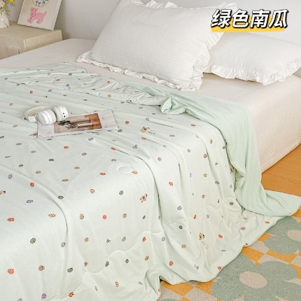 91家纺网 家纺一手货源 找家纺 （总）凉感冰丝夏凉被 小冰皮夏被凉感丝家用空调薄被子可机洗单双人夏被