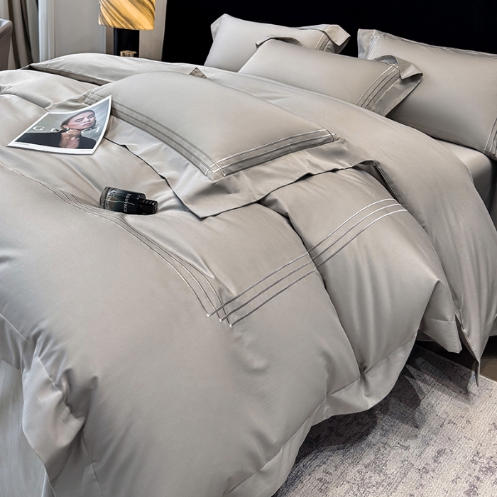 91家纺网 家纺一手货源 找家纺 （总）星蕴家纺 2026新款贡缎长绒棉四件套-简爱