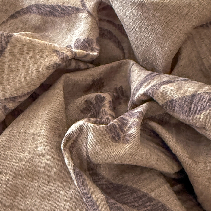 91家纺网 家纺一手货源 找家纺 苏米娜2026春夏新款法式复古双层花边大蕾丝水洗棉亚麻床盖款四件套全棉纯棉印花小碎花四件套 金枝玉叶