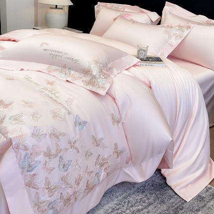 91家纺网 家纺一手货源 找家纺 （总）星蕴家纺 2025新款澳棉正宗长绒棉四件套-诺兰