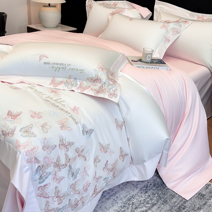 91家纺网 家纺一手货源 找家纺 （总）星蕴家纺 2026新款双股贡缎长绒棉四件套-挚爱