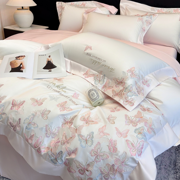 91家纺网 家纺一手货源 找家纺 （总）星蕴家纺 2026新款双股贡缎长绒棉四件套-挚爱