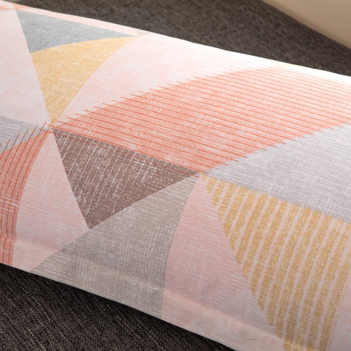 91家纺网 家纺一手货源 找家纺 喜相逢家纺2024新款 D26-双人枕套-纯棉磨毛长枕套全棉磨毛