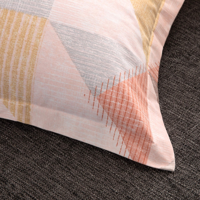 91家纺网 家纺一手货源 找家纺 喜相逢家纺2024新款 D26-双人枕套-纯棉磨毛长枕套全棉磨毛