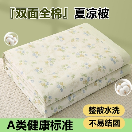 91家纺网 家纺一手货源 找家纺 （总）米萝家居 2026新款全棉夏凉被纯棉空调被印花夏被