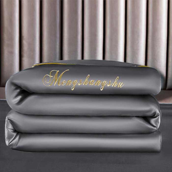 91家纺网 家纺一手货源 找家纺 （总）梦尚舒2026年新款水洗天丝夏被四件套真丝冰丝夏凉被