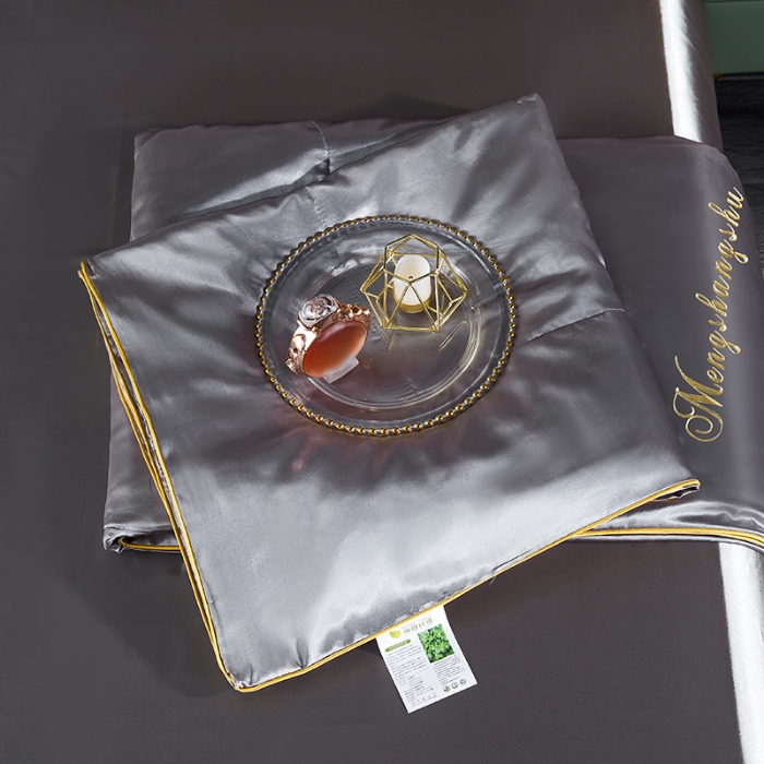 91家纺网 家纺一手货源 找家纺 （总）梦尚舒2026年新款水洗天丝夏被四件套真丝冰丝夏凉被