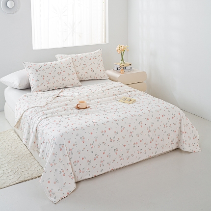 91家纺网 家纺一手货源 找家纺 （总）延遥2026新款3D数码印花有氨凉感丝夏被冰丝夏凉被空调被填充大豆纤维被子被芯