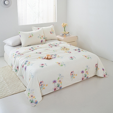 91家纺网 家纺一手货源 找家纺 （总）延遥2026新款3D数码印花有氨凉感丝夏被冰丝夏凉被空调被填充大豆纤维被子被芯