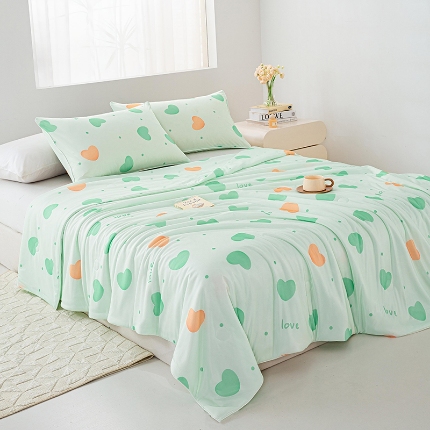 91家纺网 家纺一手货源 找家纺 （总）延遥2026新款3D数码印花有氨凉感丝夏被冰丝夏凉被空调被填充大豆纤维被子被芯