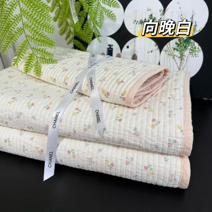91家纺网 家纺一手货源 找家纺 （总）纯棉床盖三件套200*220 夹棉床盖榻榻米双人全棉床盖纯棉床单