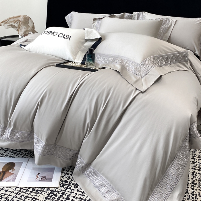 91家纺网 家纺一手货源 找家纺 （总）星蕴家纺 2026新款双股长绒棉全棉纯棉刺绣四件套-柏林系列