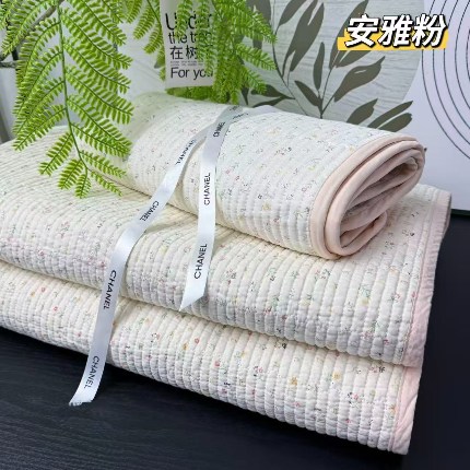 91家纺网 家纺一手货源 找家纺 （总）加大纯棉床盖三件套220*240 夹棉床盖榻榻米双人全棉床盖纯棉床单