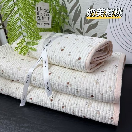 91家纺网 家纺一手货源 找家纺 （总）加大纯棉床盖三件套220*240 夹棉床盖榻榻米双人全棉床盖纯棉床单