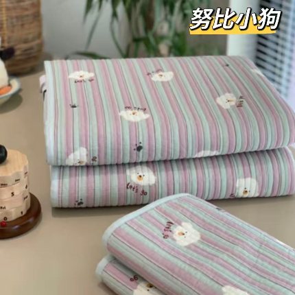 91家纺网 家纺一手货源 找家纺 （总）加大纯棉床盖三件套220*240 夹棉床盖榻榻米双人全棉床盖纯棉床单