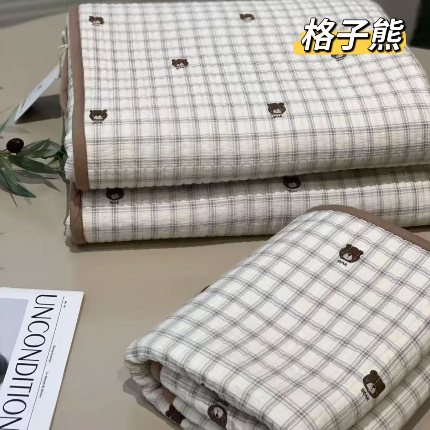 91家纺网 家纺一手货源 找家纺 （总）加大纯棉床盖三件套220*240 夹棉床盖榻榻米双人全棉床盖纯棉床单