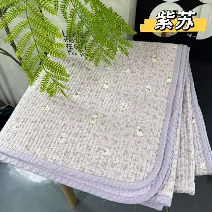 91家纺网 家纺一手货源 找家纺 （总）A类双面全棉床盖 200*220±5CM可机洗双面纯棉绗缝夹棉床单防滑垫
