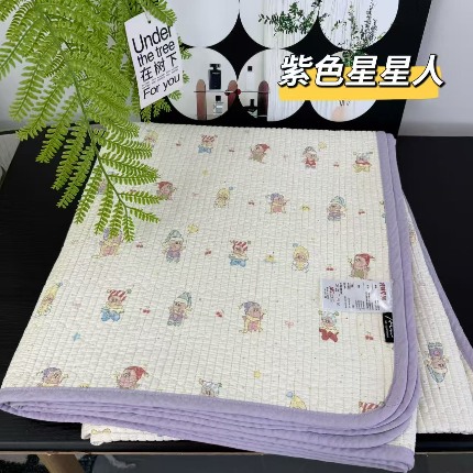 91家纺网 家纺一手货源 找家纺 （总）A类双面全棉床盖 200*220±5CM可机洗双面纯棉绗缝夹棉床单防滑垫