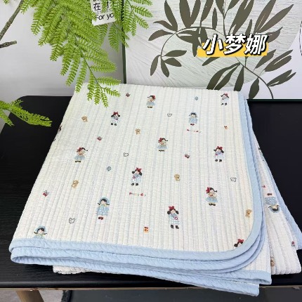 91家纺网 家纺一手货源 找家纺 （总）A类双面全棉床盖 200*220±5CM可机洗双面纯棉绗缝夹棉床单防滑垫