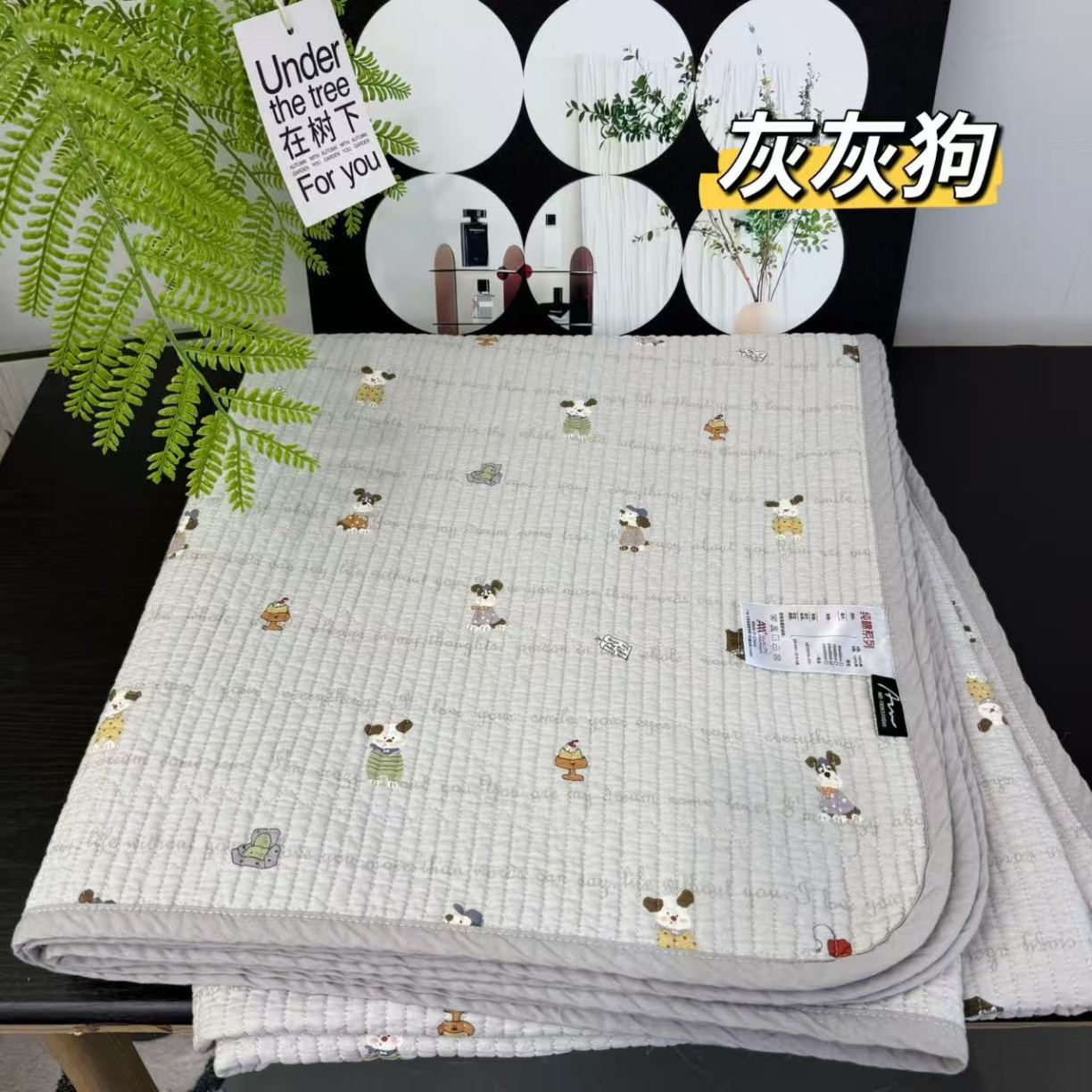 91家纺网 家纺一手货源 找家纺 （总）A类双面全棉床盖 200*220±5CM可机洗双面纯棉绗缝夹棉床单防滑垫