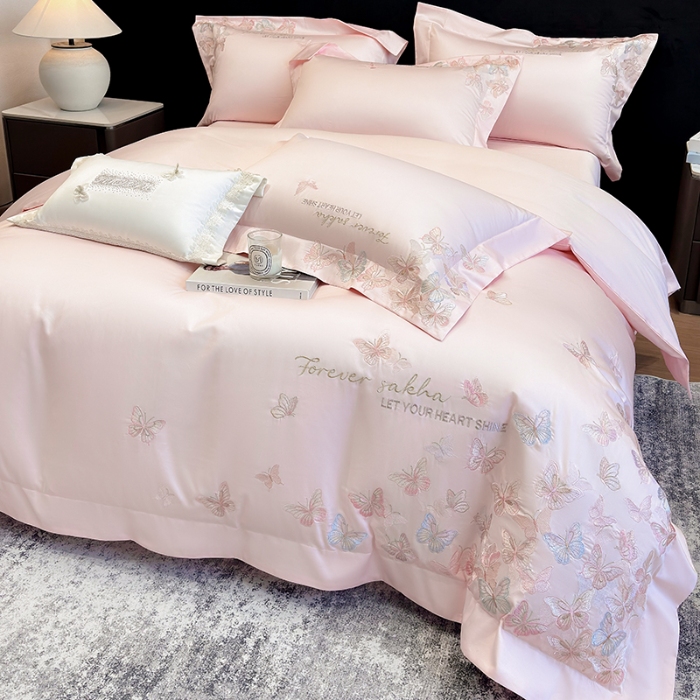 91家纺网 家纺一手货源 找家纺 （总）星蕴家纺 2026新款双股贡缎长绒棉四件套-挚爱