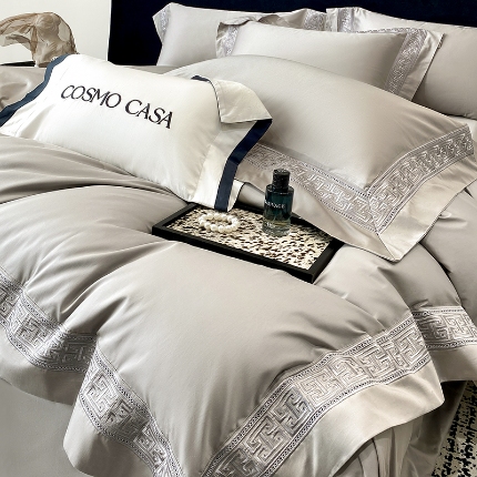 （总）星蕴家纺 2026新款双股长绒棉全棉纯棉刺绣四件套-柏林系列