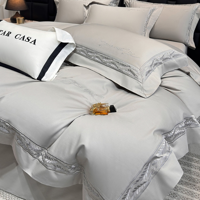 91家纺网 家纺一手货源 找家纺 （总）星蕴家纺 2026新款贡缎长绒棉四件套-路易