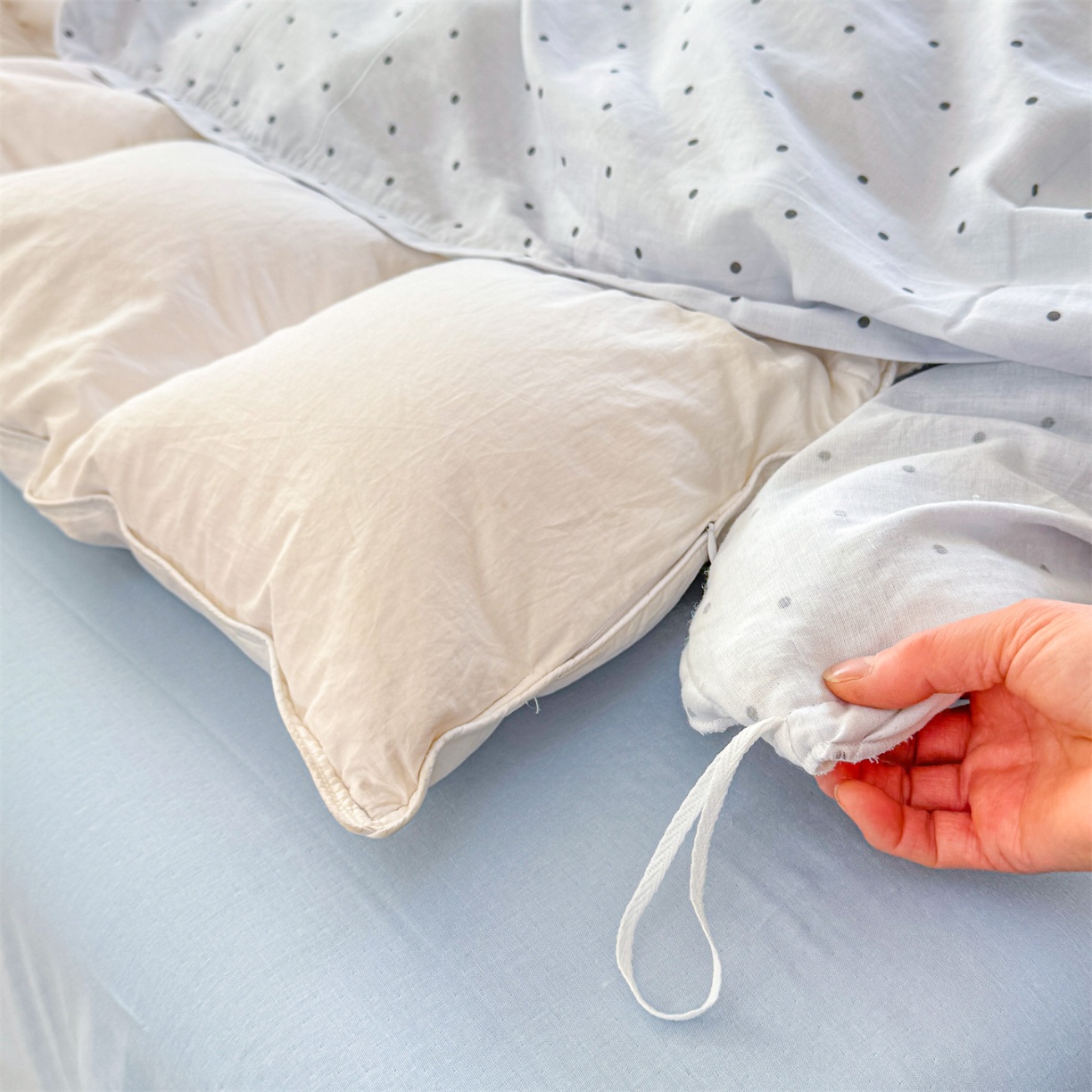 91家纺网 家纺一手货源 找家纺 （总）被窝家纺 2026新款全棉纯棉有氧双层纱多功能夏被夏凉被空调被四件套