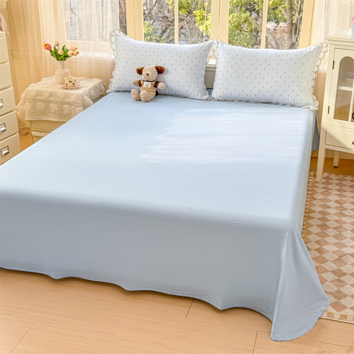 91家纺网 家纺一手货源 找家纺 （总）被窝家纺 2026新款全棉纯棉有氧双层纱多功能夏被夏凉被空调被四件套