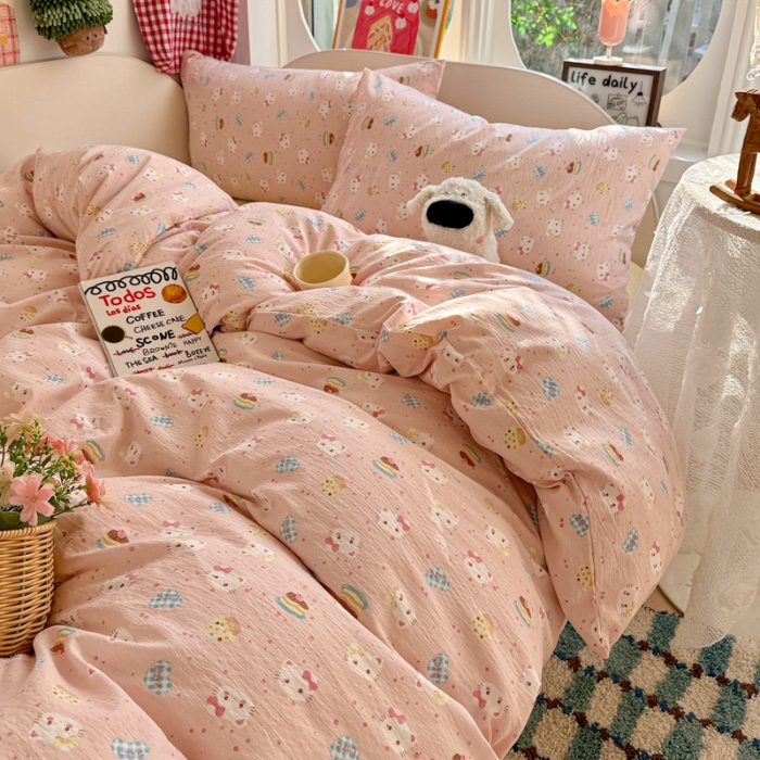 91家纺网 家纺一手货源 找家纺 坚果  小清新套件拍摄赏析