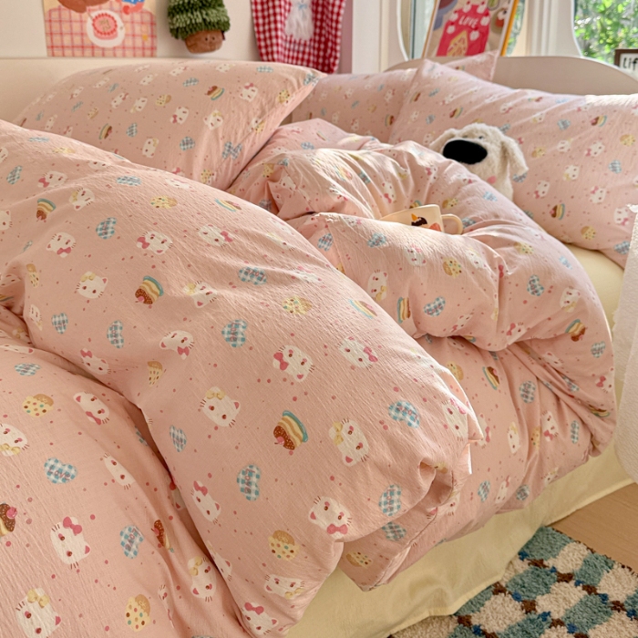 91家纺网 家纺一手货源 找家纺 坚果  小清新套件拍摄赏析