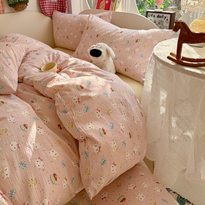 91家纺网 家纺一手货源 找家纺 坚果  小清新套件拍摄赏析